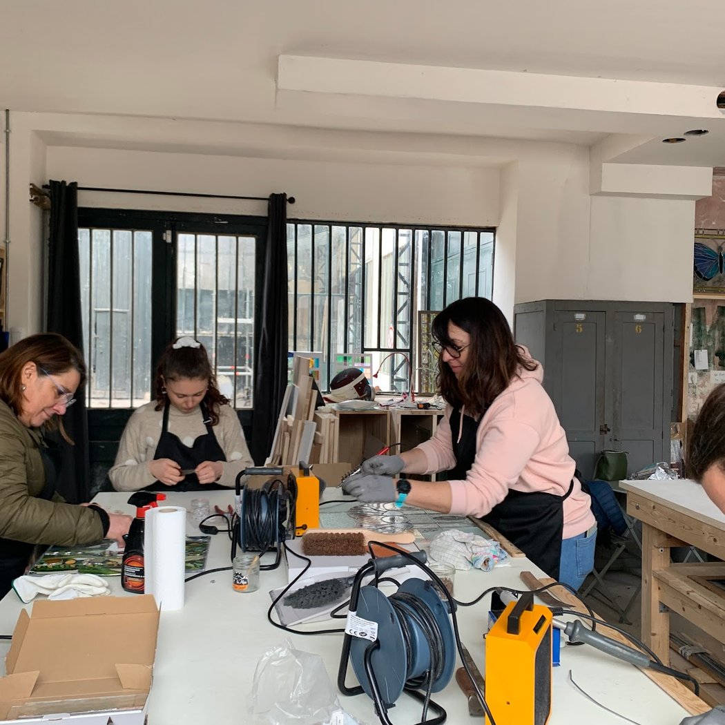 Atelier au vitrail de Saint Maur 2